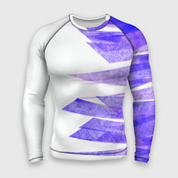Рашгард мужской Color white purple, цвет: 3D-принт