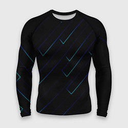 Мужской рашгард Color blue black