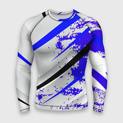 Мужской рашгард Color white blue