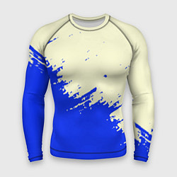 Рашгард мужской Color blue white, цвет: 3D-принт