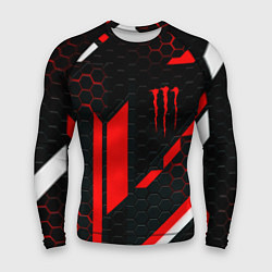 Рашгард мужской Monster energy sport geometry, цвет: 3D-принт