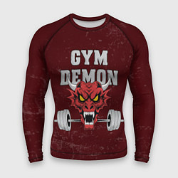 Рашгард мужской Gym demon, цвет: 3D-принт