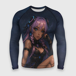 Рашгард мужской Ситлали со звездами - Genshin Impact, цвет: 3D-принт