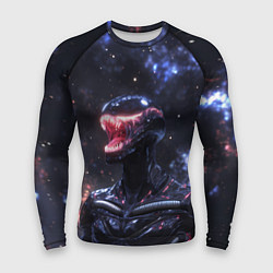 Рашгард мужской Чужой на фоне вселенной, цвет: 3D-принт