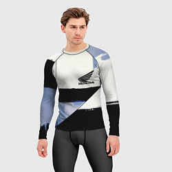 Рашгард мужской Honda логотип, цвет: 3D-принт — фото 2