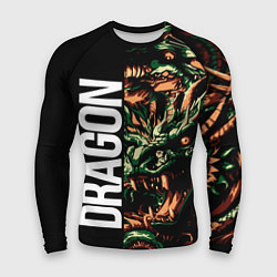 Рашгард мужской Татуировка дракона ирезуми, цвет: 3D-принт