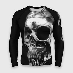 Рашгард мужской Стилизованный череп, цвет: 3D-принт