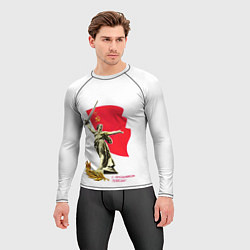 Рашгард мужской Праздник победы, цвет: 3D-принт — фото 2