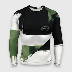 Рашгард мужской Subaru эмблема, цвет: 3D-принт