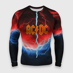 Рашгард мужской ACDC лого и молнии, цвет: 3D-принт