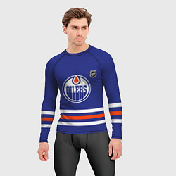 Рашгард мужской Эдмонтон Ойлерз хоккей, цвет: 3D-принт — фото 2