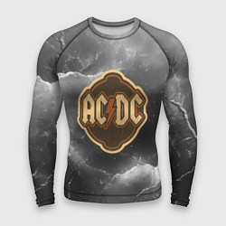 Рашгард мужской ACDC ретро логотип, цвет: 3D-принт