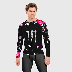 Рашгард мужской Monster energy sakura, цвет: 3D-принт — фото 2