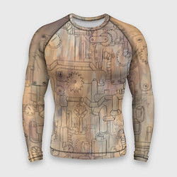 Рашгард мужской Стимпанк элементы, цвет: 3D-принт