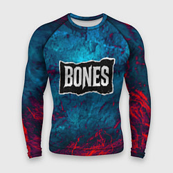 Рашгард мужской Логотип Bones, цвет: 3D-принт