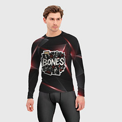 Рашгард мужской Bones logo stickers, цвет: 3D-принт — фото 2