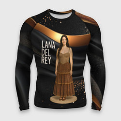 Рашгард мужской Lana Del Rey в ретро платье, цвет: 3D-принт