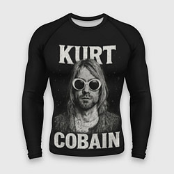 Мужской рашгард Курт Кобейн - гранж-арт