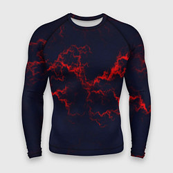 Мужской рашгард Lightning red glow