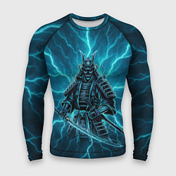 Мужской рашгард Демонический электросамурай