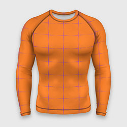 Рашгард мужской Color orange stripe, цвет: 3D-принт