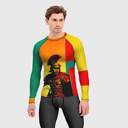 Рашгард мужской Римский легионер поп-арт, цвет: 3D-принт — фото 2