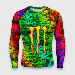 Мужской рашгард Монстер энерджи стикеры