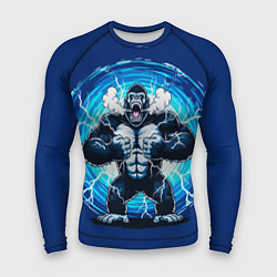 Мужской рашгард Горилла показывает свою силу