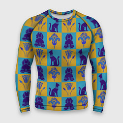 Рашгард мужской Символы Египта, цвет: 3D-принт