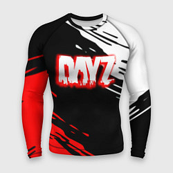 Мужской рашгард Dayz краски штрихи