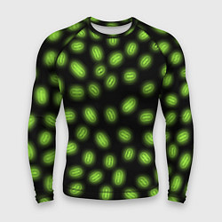 Рашгард мужской Неоновые бактерии, цвет: 3D-принт