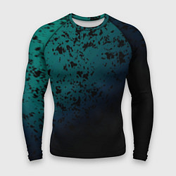 Рашгард мужской Абстрактный пятнистый с затемнением, цвет: 3D-принт