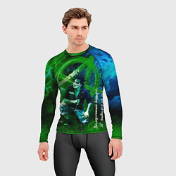 Рашгард мужской Король и Шут - Я жив пока вы слышите меня, цвет: 3D-принт — фото 2