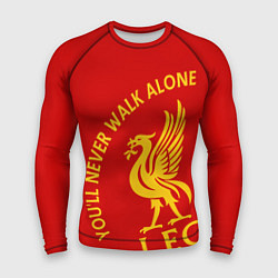 Рашгард мужской Ливерпуль youll never walk alone, цвет: 3D-принт