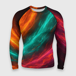 Рашгард мужской Разноцветное движение, цвет: 3D-принт