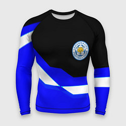 Мужской рашгард Лестер Сити спорт геометрия