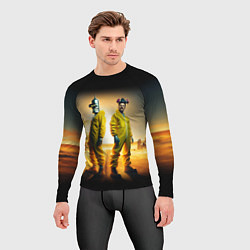Рашгард мужской Хайзенберг и Бендер пустились во все тяжкие, цвет: 3D-принт — фото 2