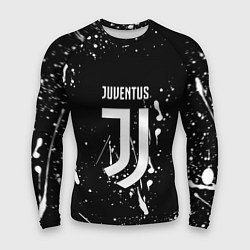 Мужской рашгард Juventus брызги красок текстура