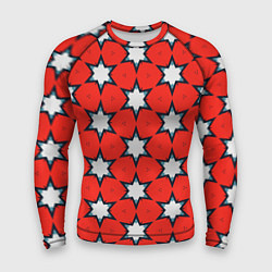 Мужской рашгард Звезды на красном