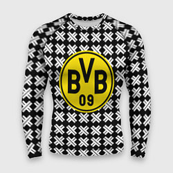 Рашгард мужской Borussia pattern geometry, цвет: 3D-принт