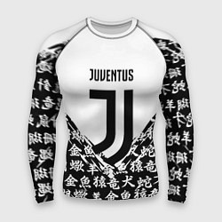 Рашгард мужской Juventus символы китайские, цвет: 3D-принт