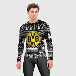 Рашгард мужской Borussia x fortnite pattern, цвет: 3D-принт — фото 2