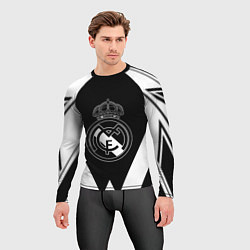 Рашгард мужской Real Madrid геометрия спорт, цвет: 3D-принт — фото 2