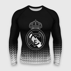 Мужской рашгард Реал Мадрид текстура геометрия