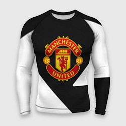 Мужской рашгард Манчестер Юнайтед полосы
