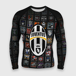 Мужской рашгард Juventus ачивки паттерн