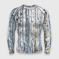 Рашгард мужской Новогодний дождик, цвет: 3D-принт