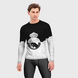 Рашгард мужской Реал Мадрид лого ночь текстура, цвет: 3D-принт — фото 2