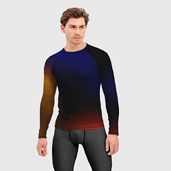 Рашгард мужской Color black red blue, цвет: 3D-принт — фото 2