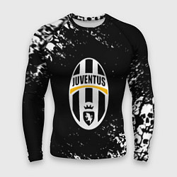 Рашгард мужской Ювентус черепа краски, цвет: 3D-принт